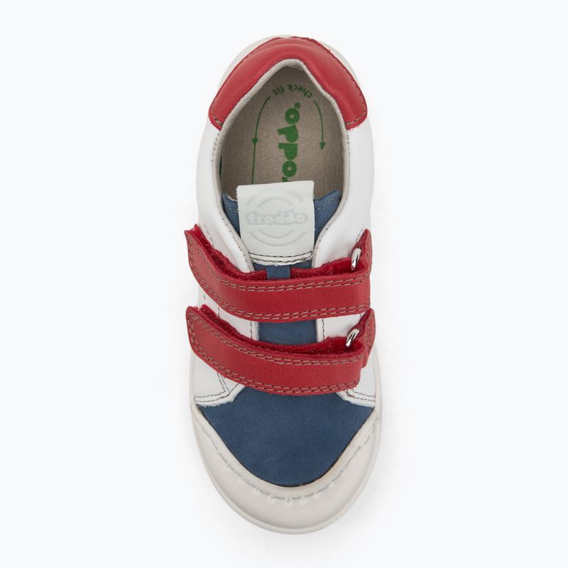 Detské barefoot topánky Froddo Rosario white/red 5
