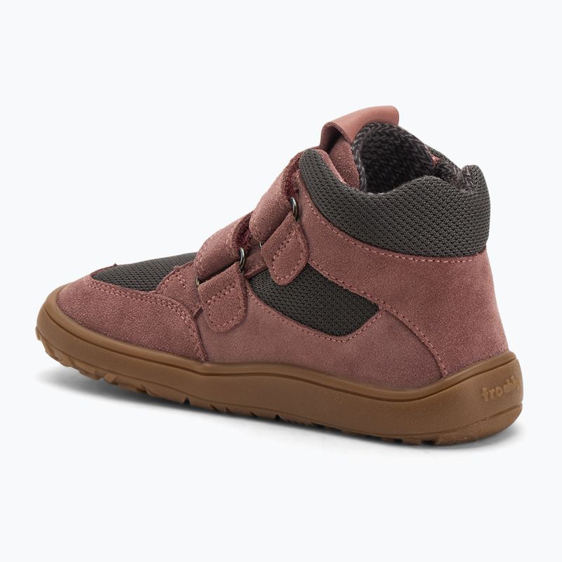 Detské barefoot topánky Froddo Tex Autumn grey/pink 3