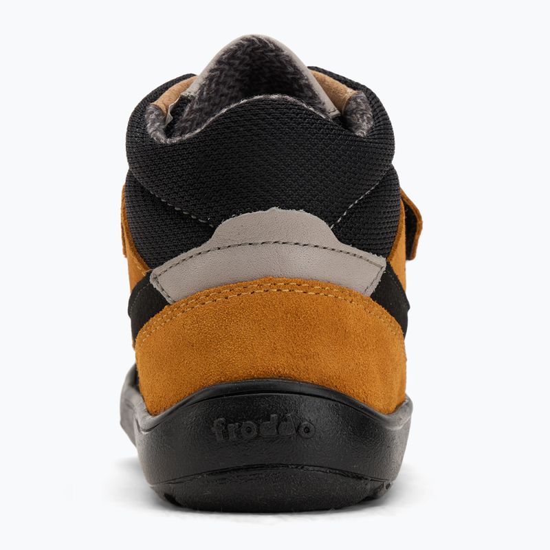 Detské barefoot topánky Froddo Up Tex Autumn black/orange 6