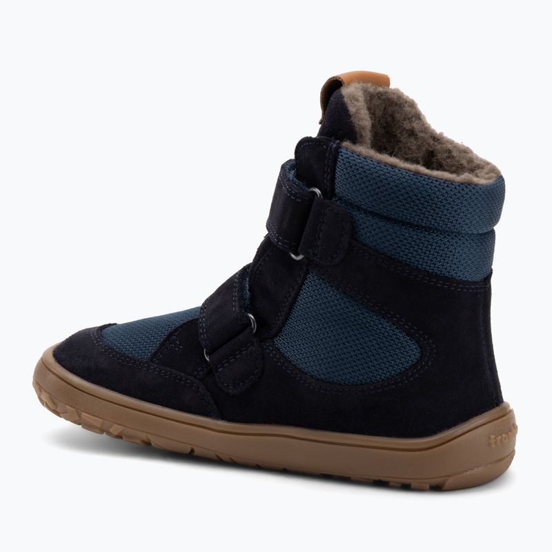 Detské snehové barefoot topánky Froddo Tex Winter dark blue 3