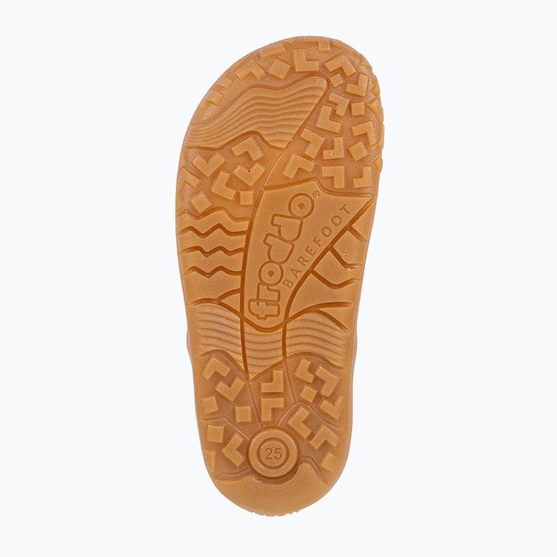 Detské barefoot topánky Froddo Canvas gold shine 5