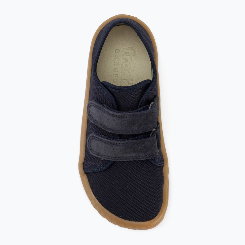 Detské barefoot topánky Froddo Canvas dark blue 5
