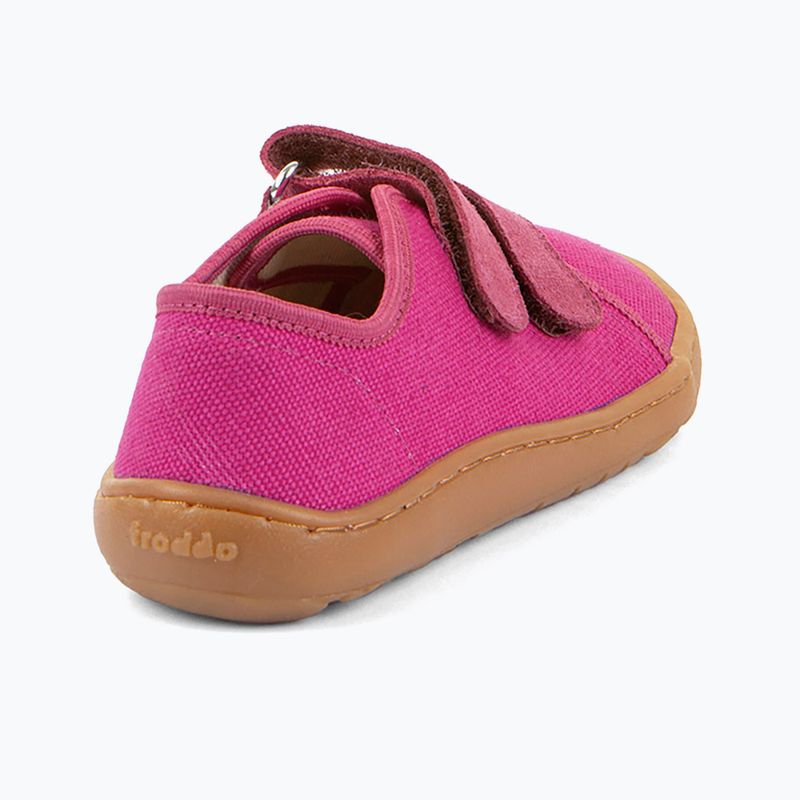Detské barefoot topánky Froddo Canvas fuchsia 5