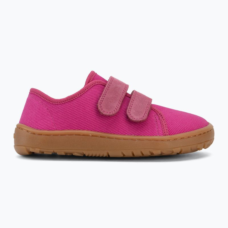 Detské barefoot topánky Froddo Canvas fuchsia 2