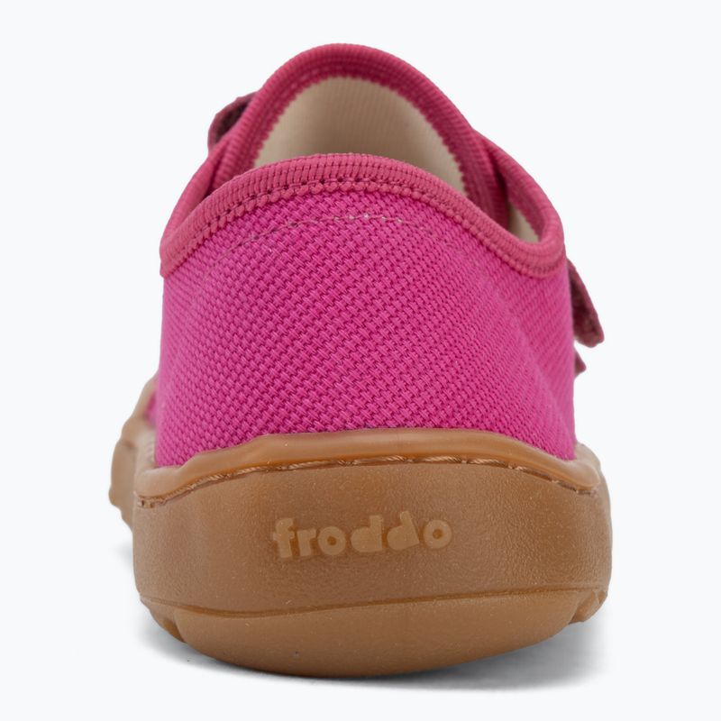 Detské barefoot topánky Froddo Canvas fuchsia 6