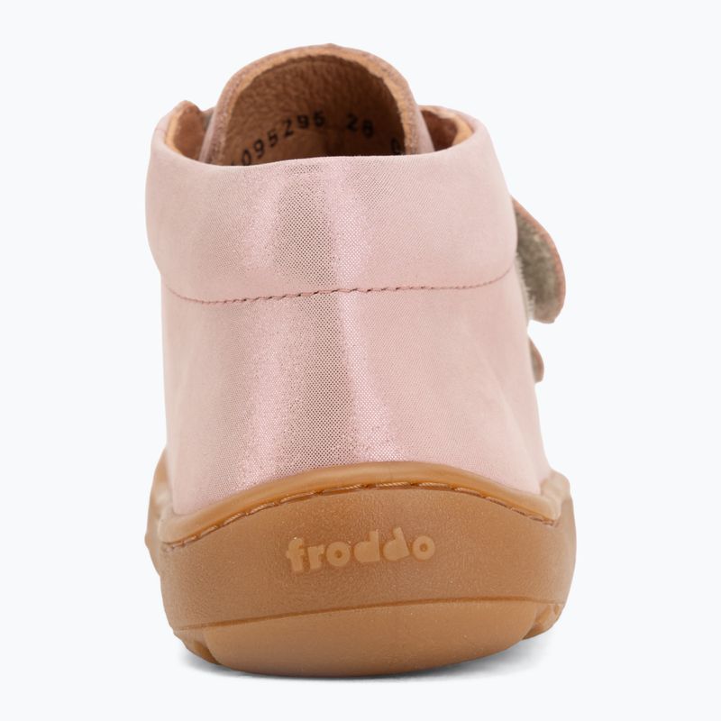 Detské barefoot topánky Froddo First Step pink shine 6
