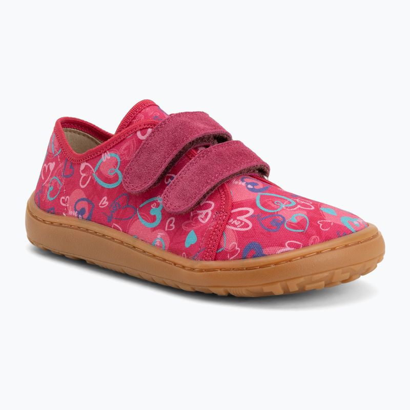 Detské barefoot topánky Froddo Barefoot Canvas fuxia+