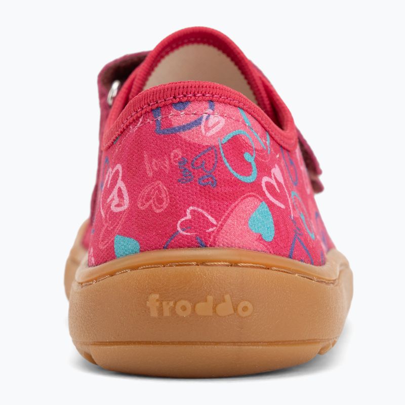 Detské barefoot topánky Froddo Barefoot Canvas fuxia+ 6