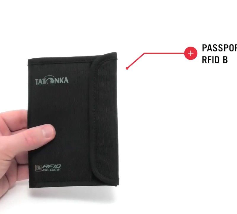 Peňaženka Tatonka Passport Safe RFID B čierna 11