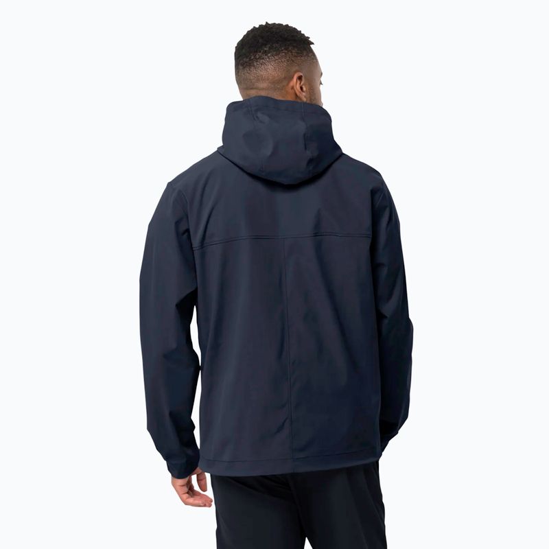 Pánska bunda Jack Wolfskin Desert Wind night blue 2