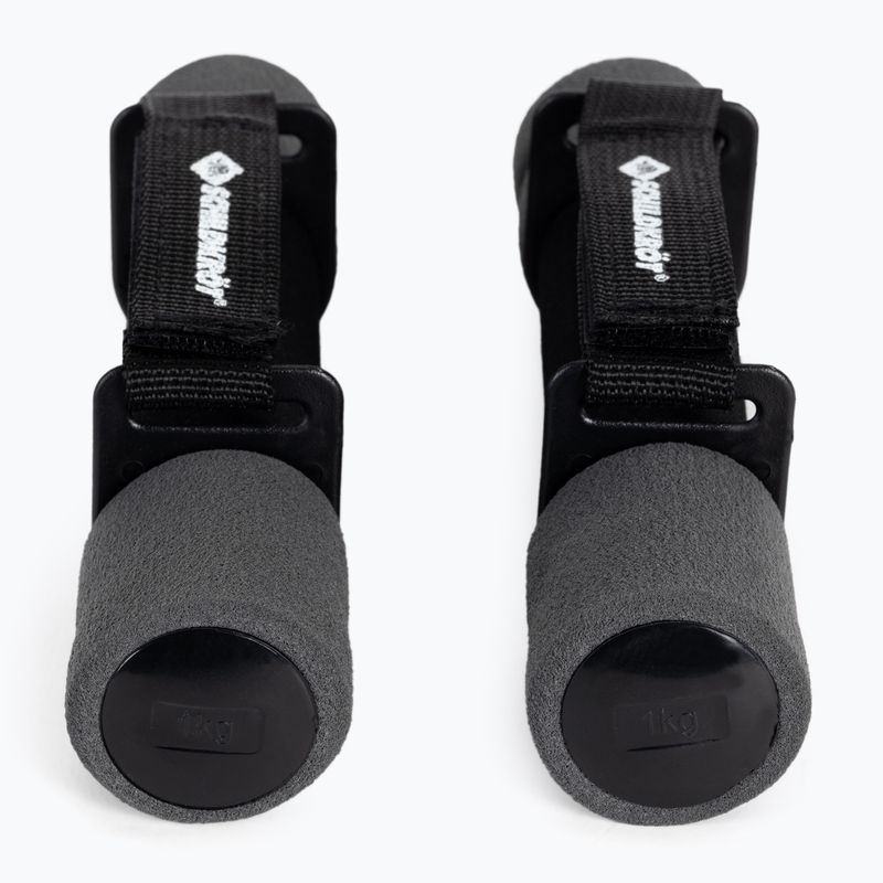 Schildkröt sada činiek Soft Dumbbells 2 x 1 kg black/grey 960009 3