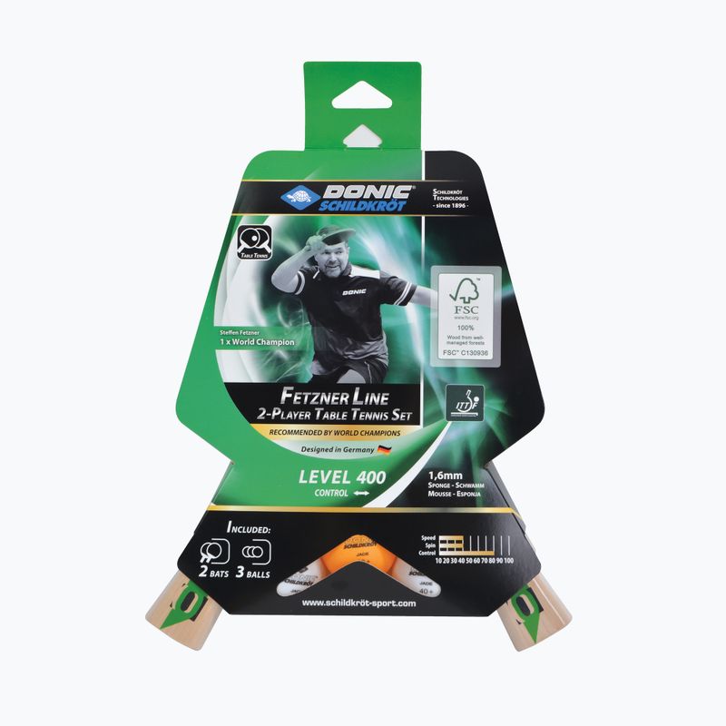 Stolnotenisový set Donic-Schildkröt Fetzner Line 400 FSC 2