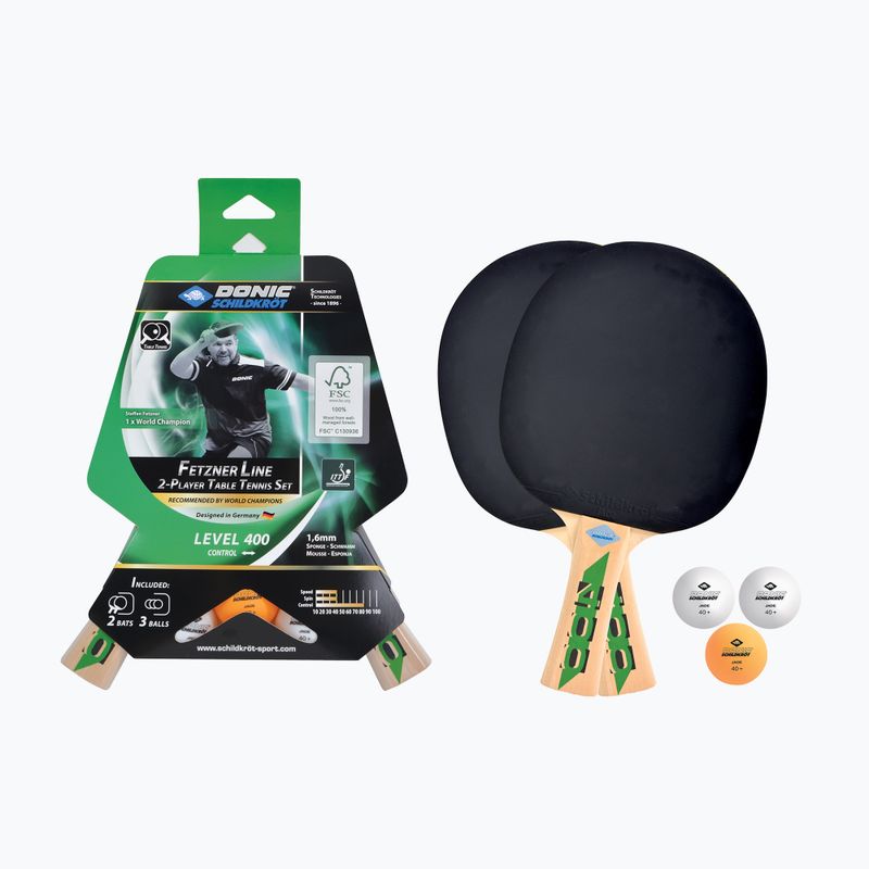 Stolnotenisový set Donic-Schildkröt Fetzner Line 400 FSC 3
