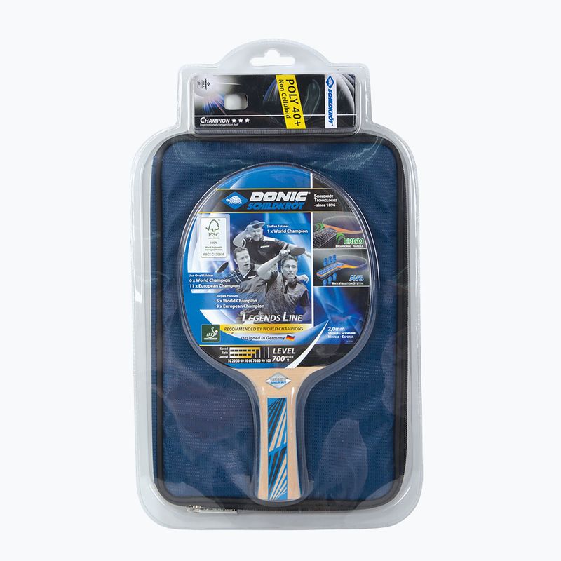 Donic-Schildkröt Premium-Gift Legends 700 FSC stolnotenisový set 788489 9