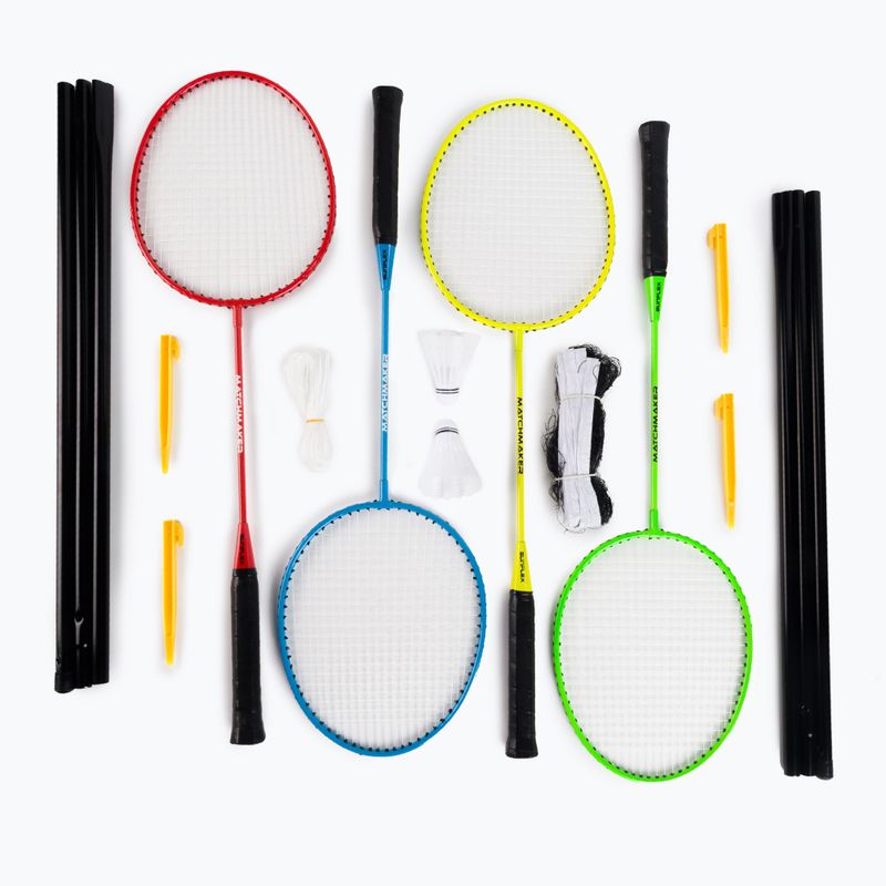 Sunflex Matchmaker 4 farebný bedmintonový set 53547