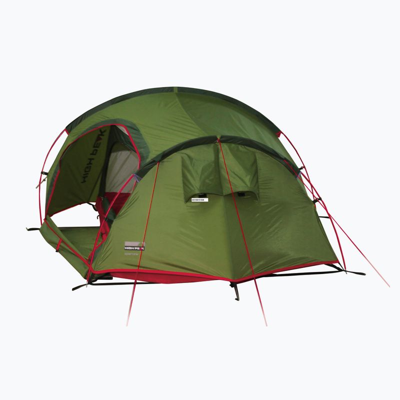 Kempingový stan High Peak Sparrow green 10186 pre 2 osoby 3