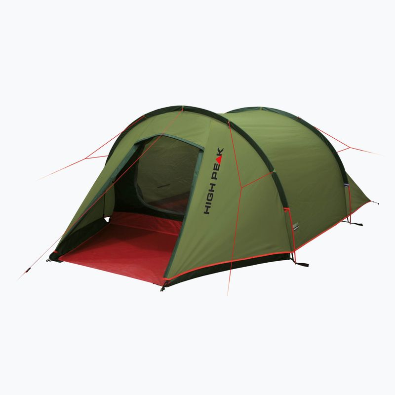 Kempingový stan pre 3 osoby  High Peak Kite 3 pesto/red