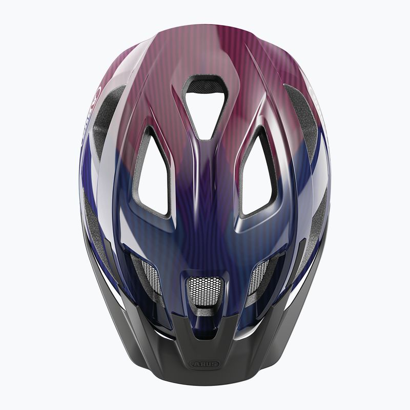 Cyklistická prilba ABUS Aduro 3.0 purple waves 3