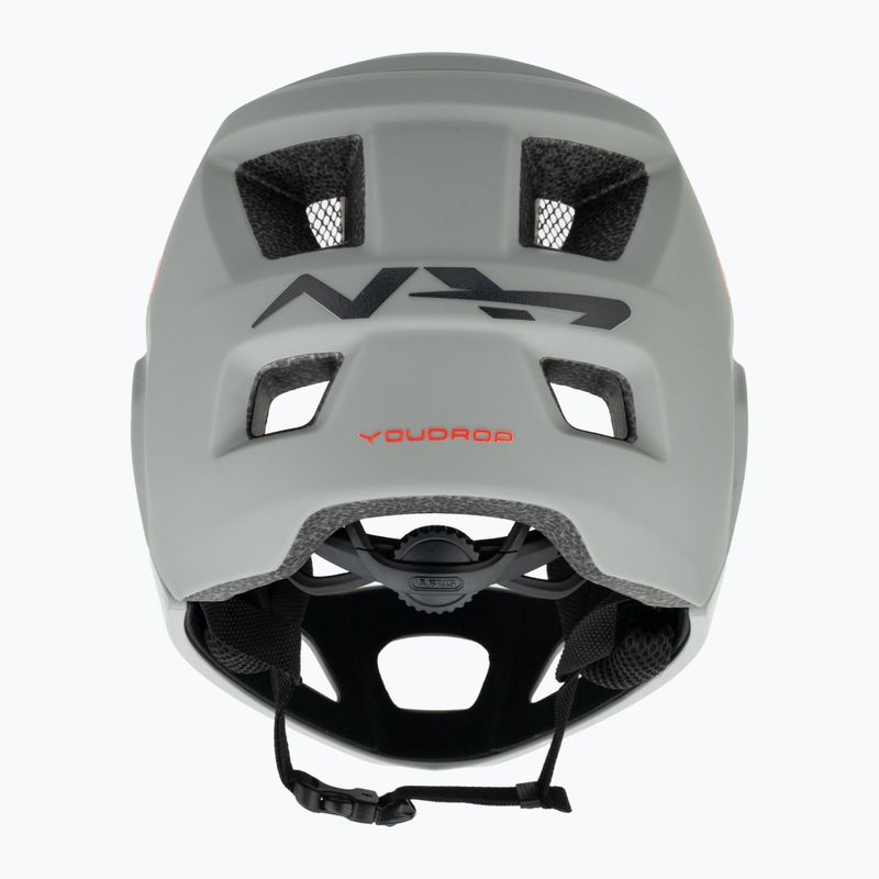 Detská cyklistická prilba ABUS Youdrop FF chalk grey 3