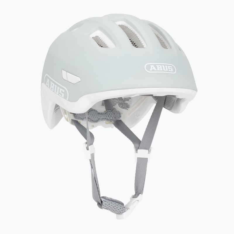 Detská cyklistická prilba ABUS Smiley 3.0 ACE LED pure mint