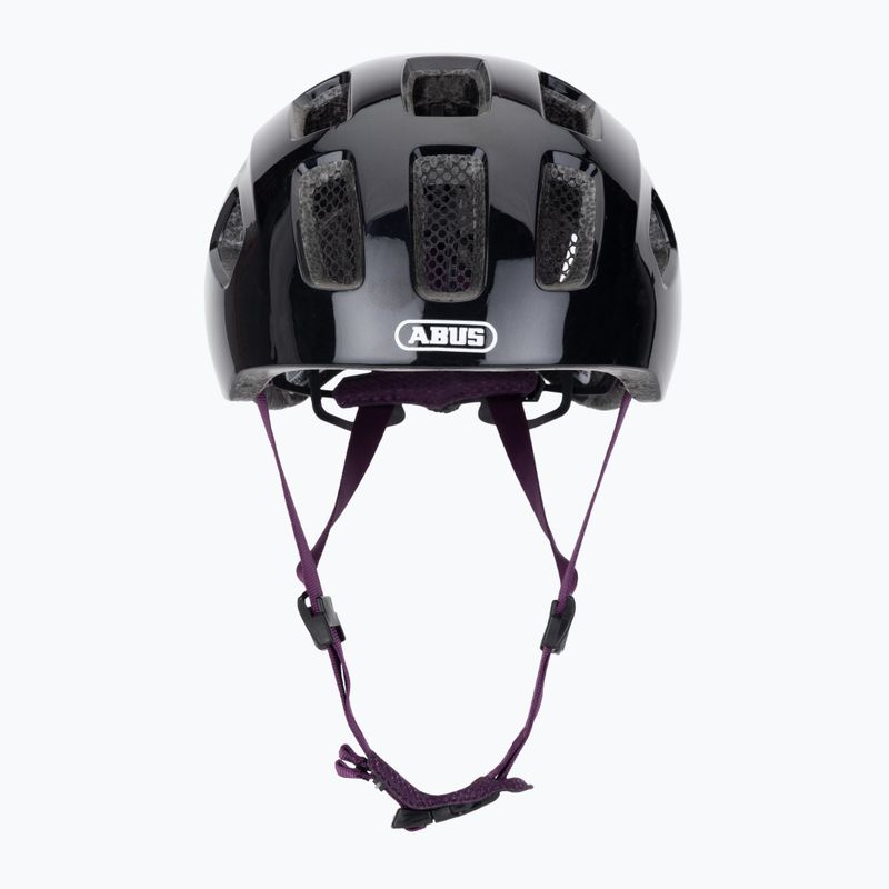 Detská cyklistická prilba ABUS Youn-I 2.0 black violet 2
