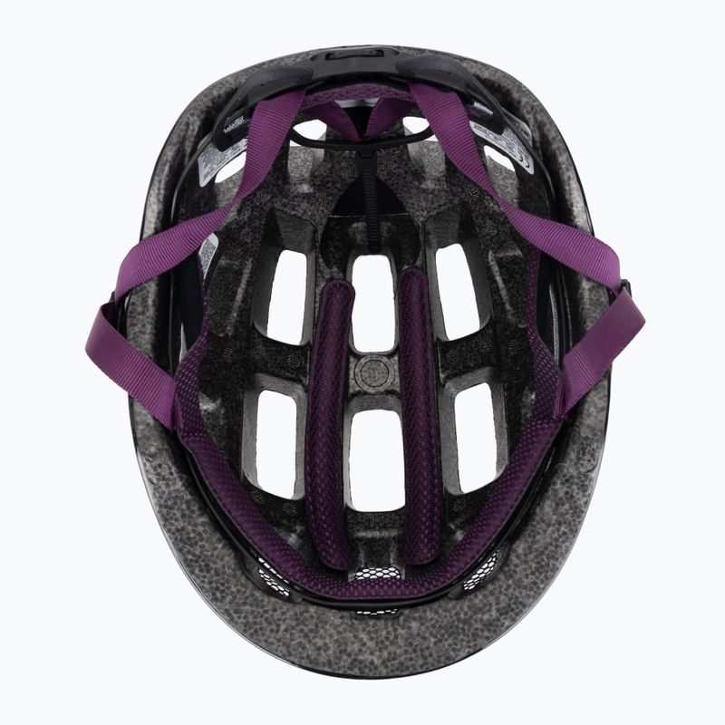 Detská cyklistická prilba ABUS Youn-I 2.0 black violet 5