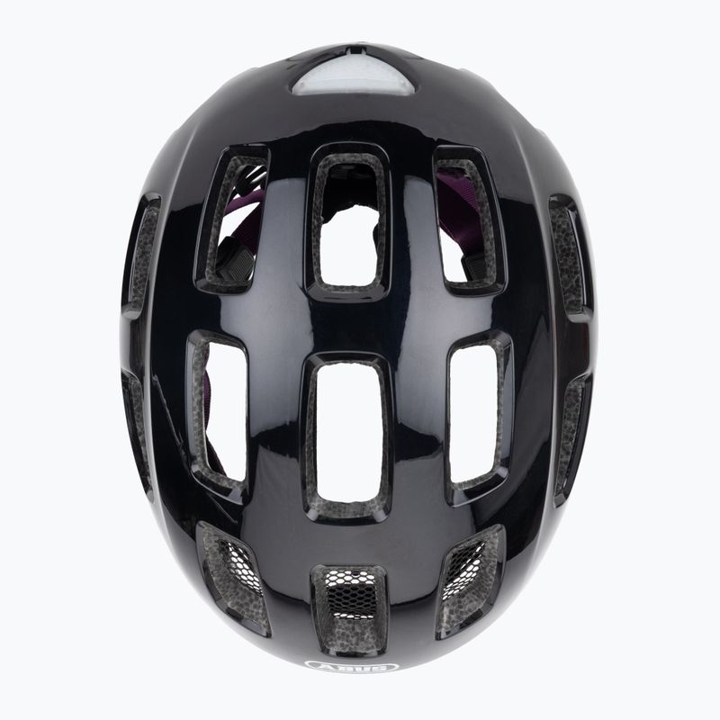 Detská cyklistická prilba ABUS Youn-I 2.0 black violet 6