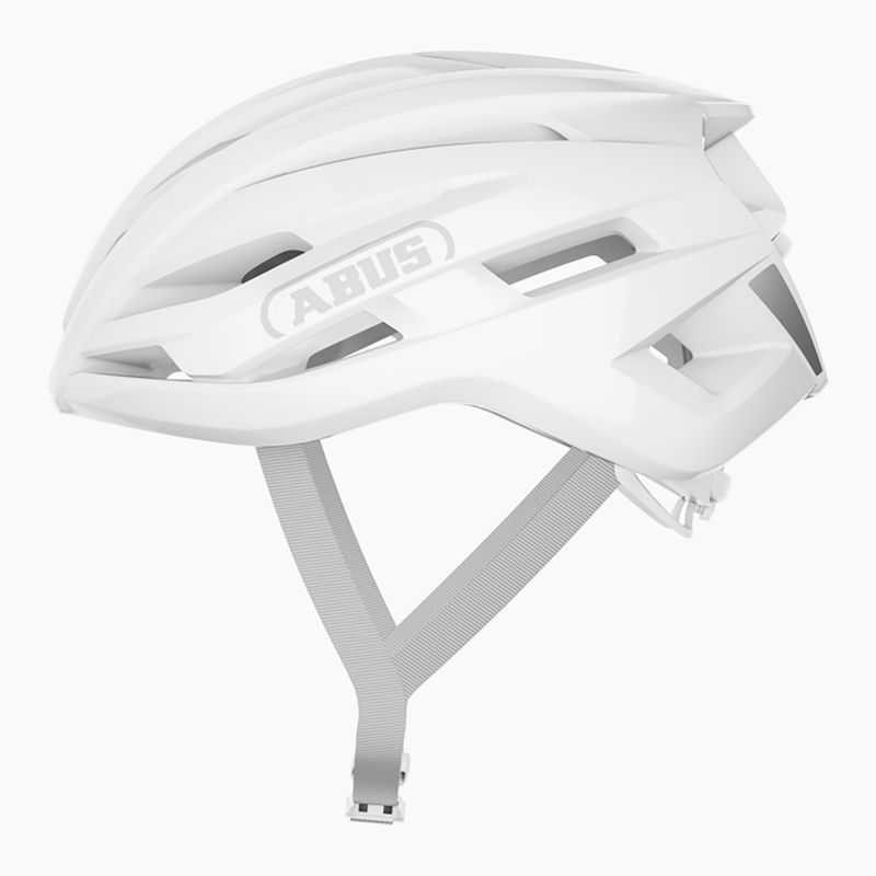Cyklistická prilba ABUS StormChaser Ace pure white 2