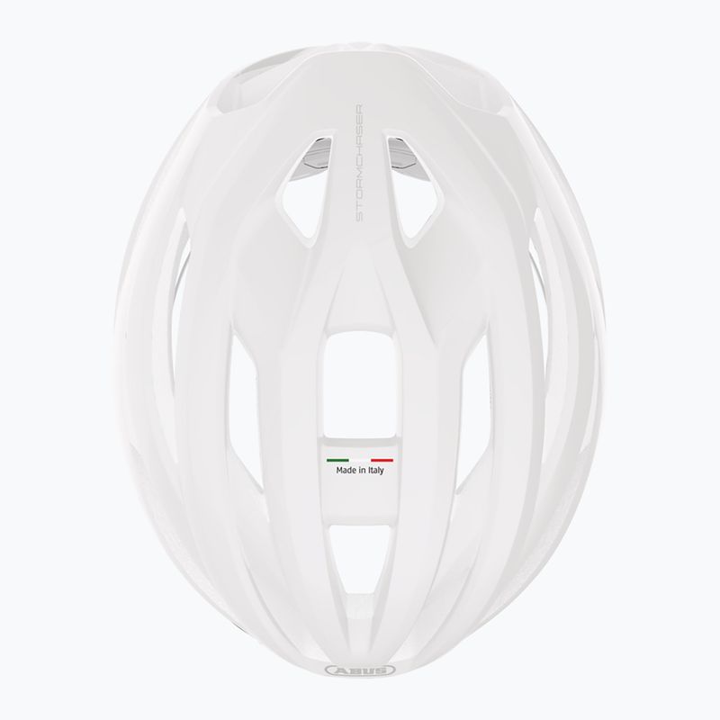 Cyklistická prilba ABUS StormChaser Ace pure white 6