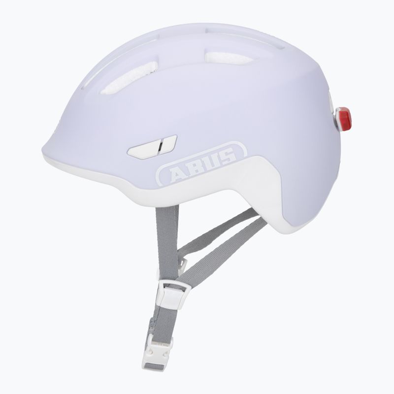 Detská cyklistická prilba ABUS Smiley 3.0 ACE LED pure lavender 3