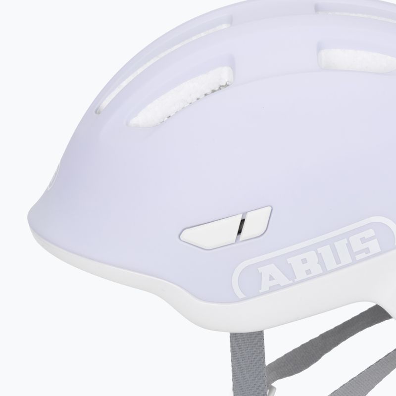 Detská cyklistická prilba ABUS Smiley 3.0 ACE LED pure lavender 8
