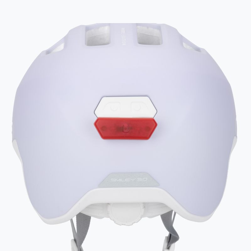 Detská cyklistická prilba ABUS Smiley 3.0 ACE LED pure lavender 9