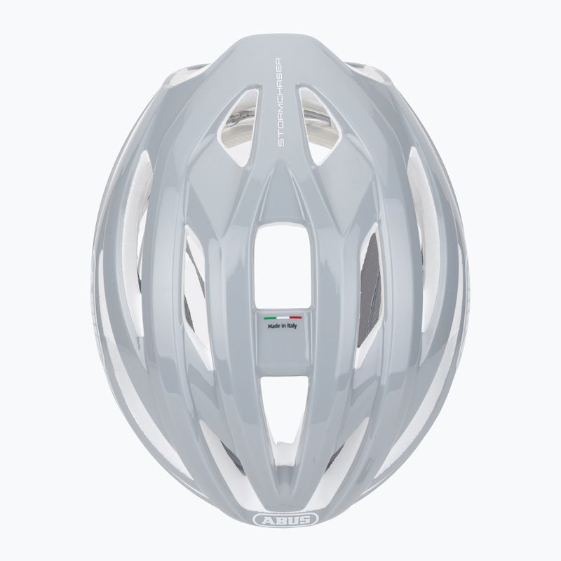 Cyklistická prilba ABUS StormChaser Ace pure grey 6