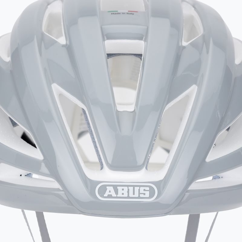 Cyklistická prilba ABUS StormChaser Ace pure grey 7