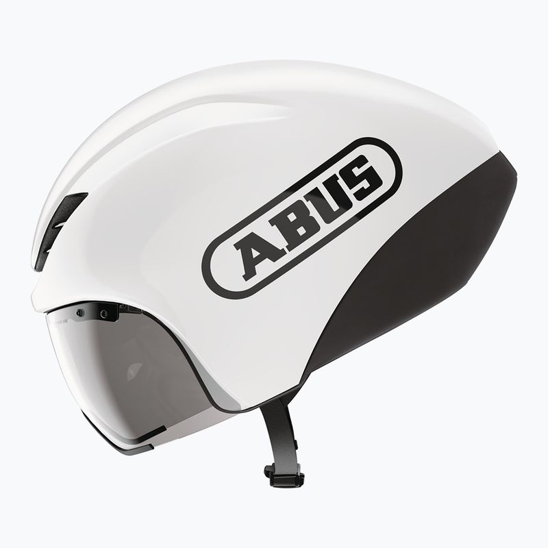 Cyklistická prilba ABUS Gamechanger TT 1.1 shiny white 3