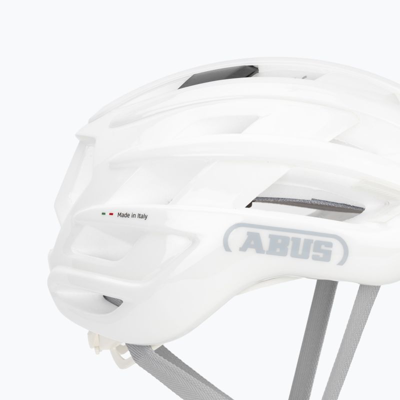 Cyklistická prilba ABUS Airbreaker 2.0 pure white 7