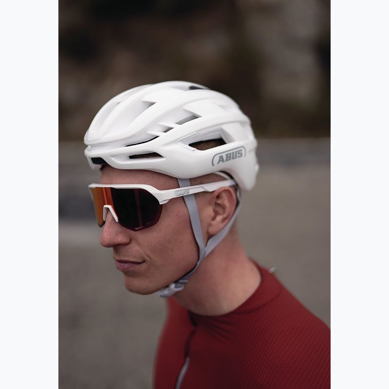 Cyklistická prilba ABUS Airbreaker 2.0 pure white 8