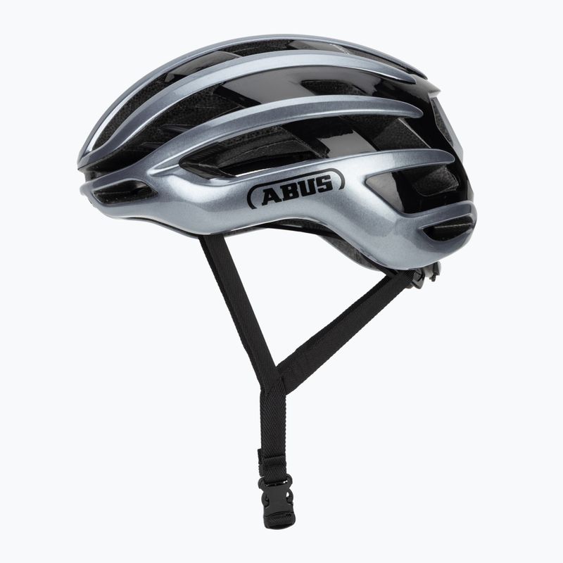 Cyklistická prilba ABUS Airbreaker 2.0 graphite silver 3