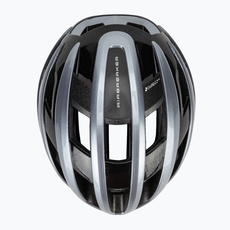 Cyklistická prilba ABUS Airbreaker 2.0 graphite silver 6