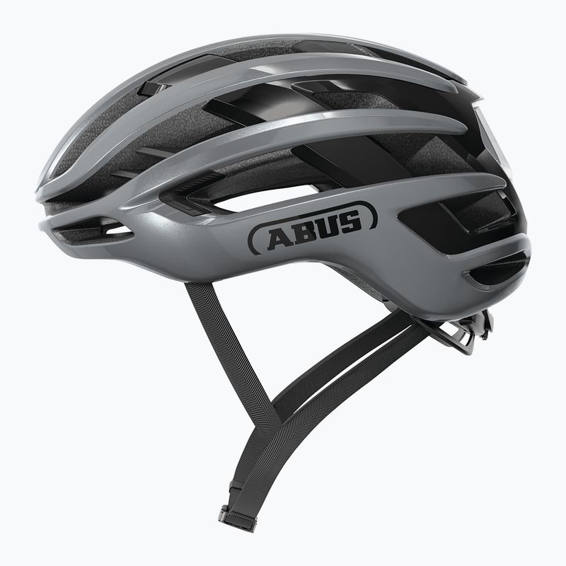 Cyklistická prilba ABUS Airbreaker 2.0 graphite silver 2