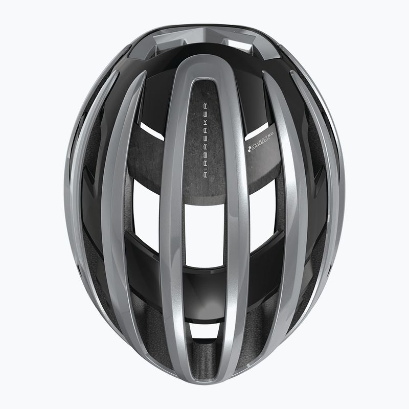 Cyklistická prilba ABUS Airbreaker 2.0 graphite silver 7
