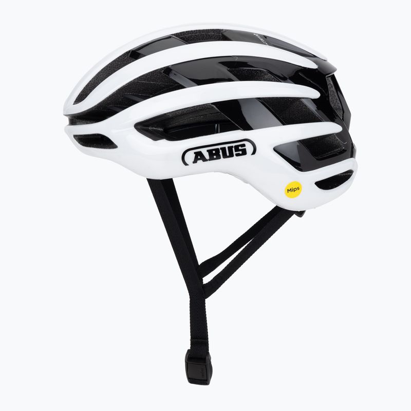 Cyklistická prilba ABUS Airbreaker 2.0 Mips shiny white 3