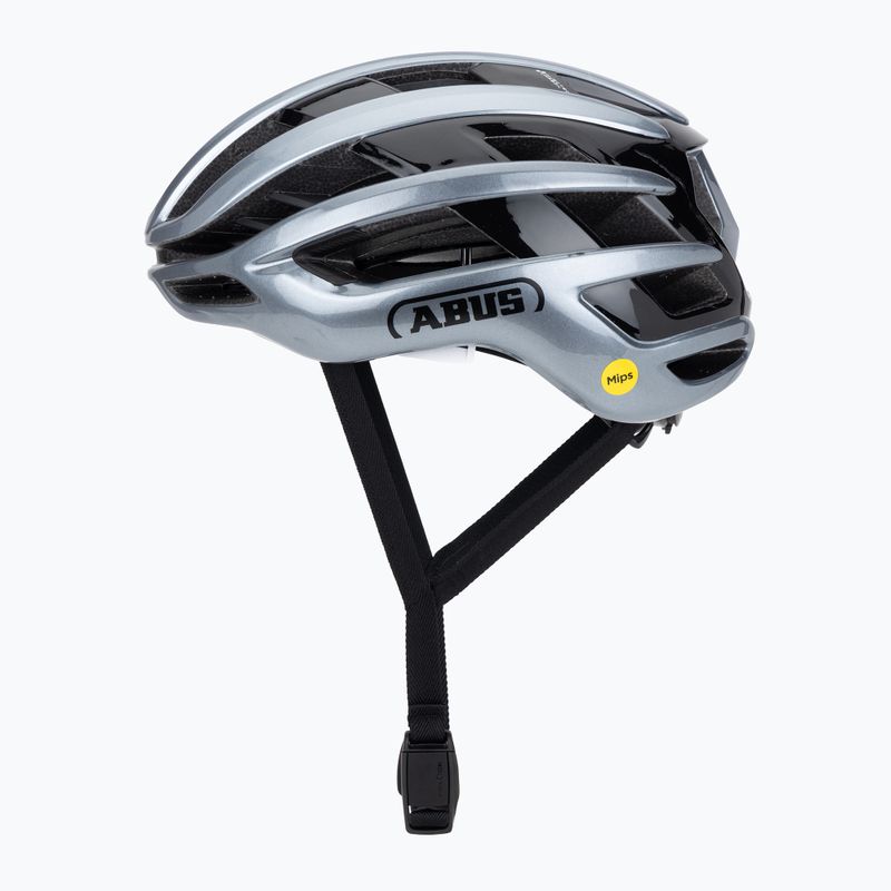 Cyklistická prilba ABUS Airbreaker 2.0 Mips graphite silver 3