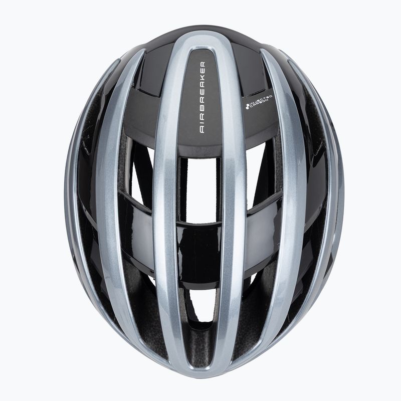Cyklistická prilba ABUS Airbreaker 2.0 Mips graphite silver 6
