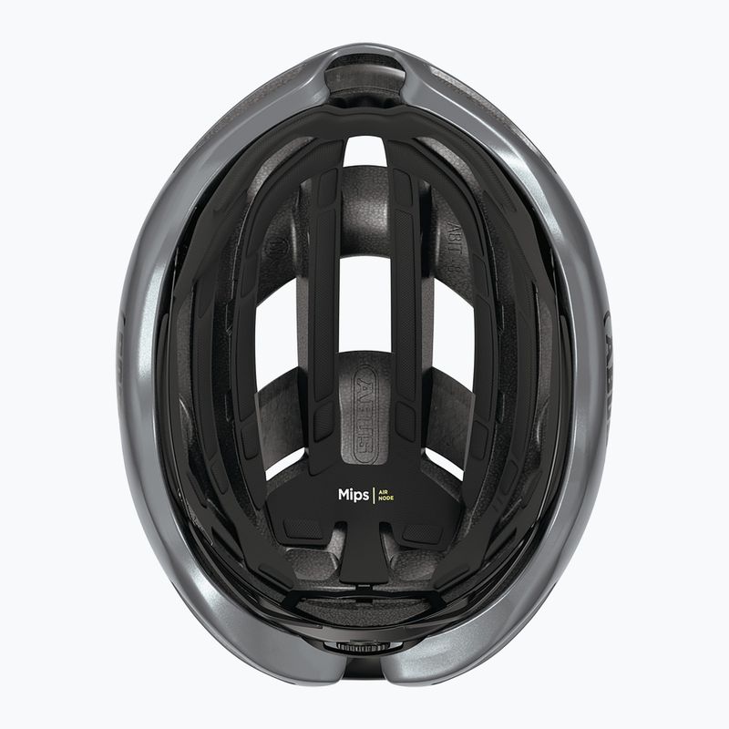 Cyklistická prilba ABUS Airbreaker 2.0 Mips graphite silver 6