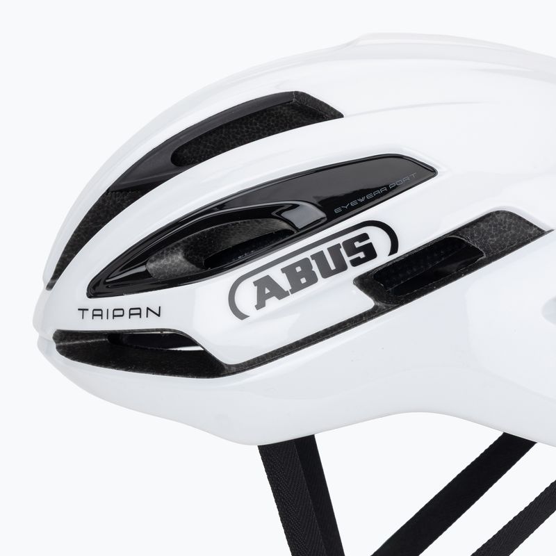 Cyklistická prilba ABUS Taipan shiny white 7