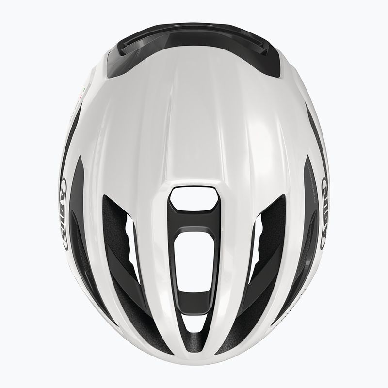 Cyklistická prilba ABUS Taipan shiny white 6