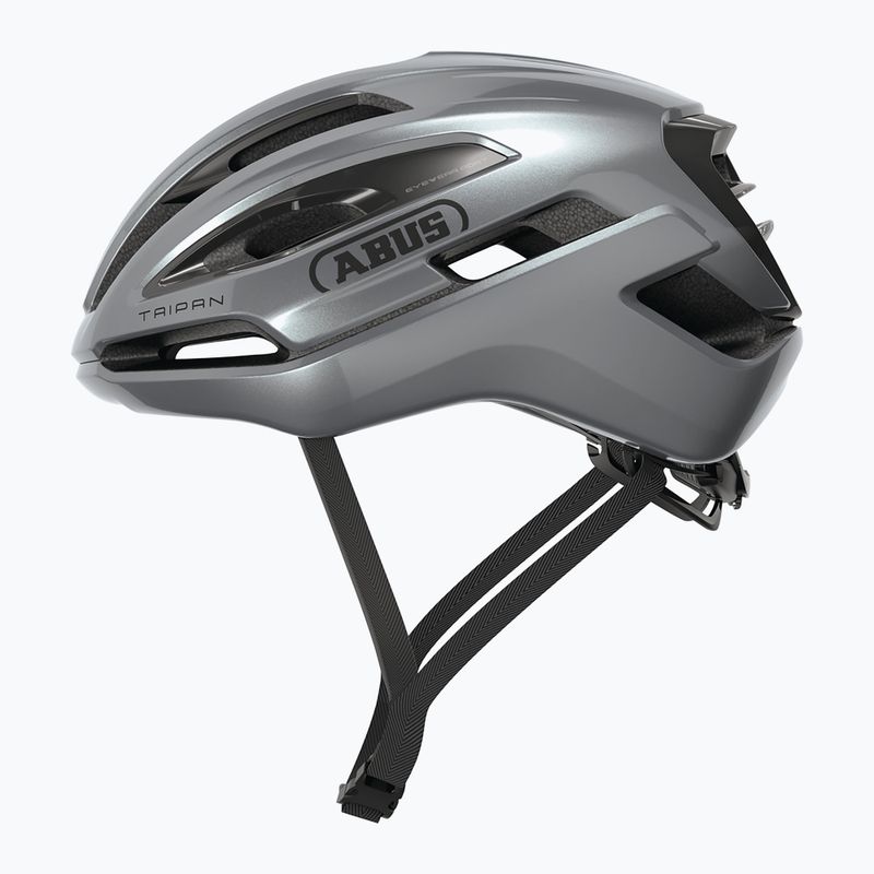Cyklistická prilba ABUS Taipan graphite silver 2