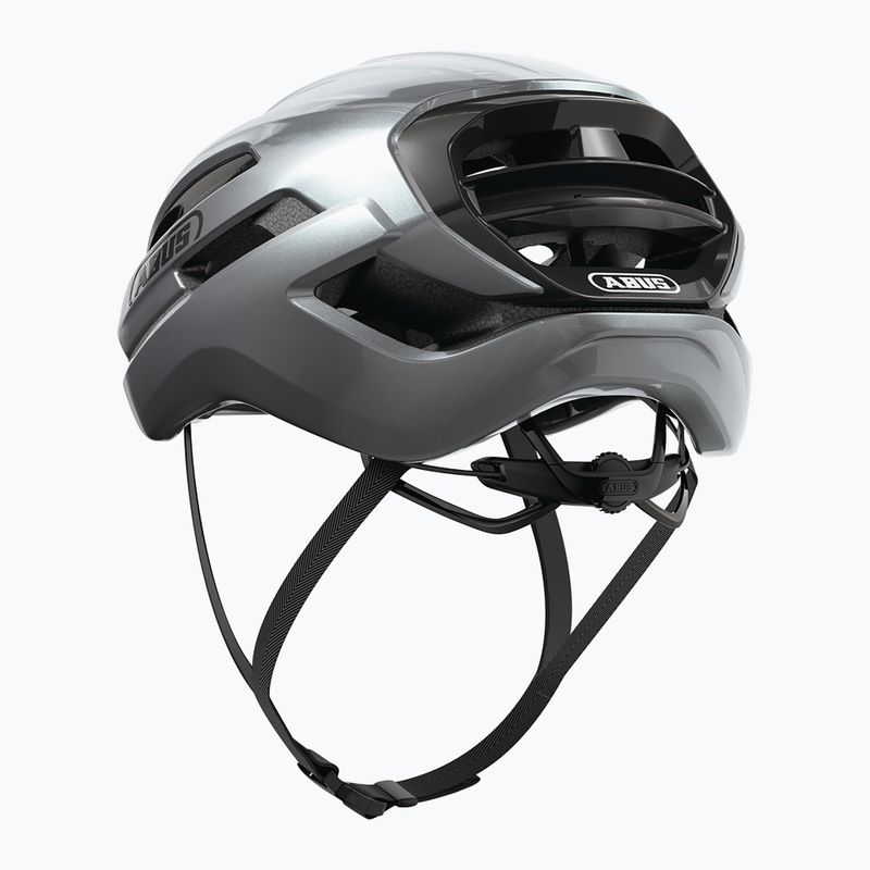 Cyklistická prilba ABUS Taipan graphite silver 3