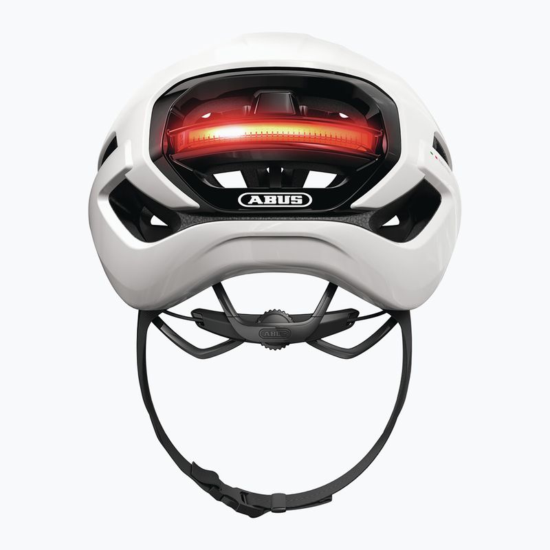 Cyklistická prilba ABUS Taipan LED shiny white 5